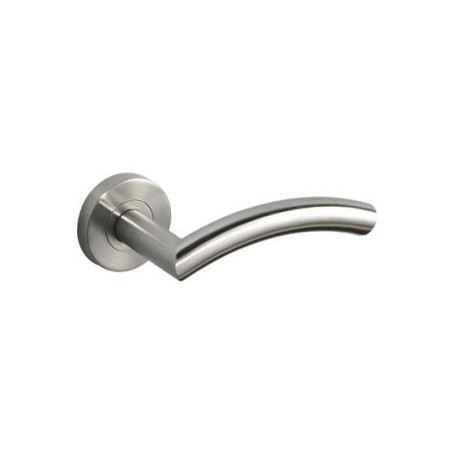 POIGNEE DE PORTE EN INOX THYS SR39 ROSACE CYLINDRE