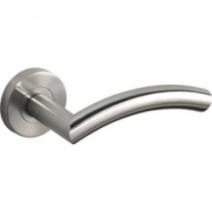 POIGNEE DE PORTE EN INOX THYS SR39 ROSACE CYLINDRE