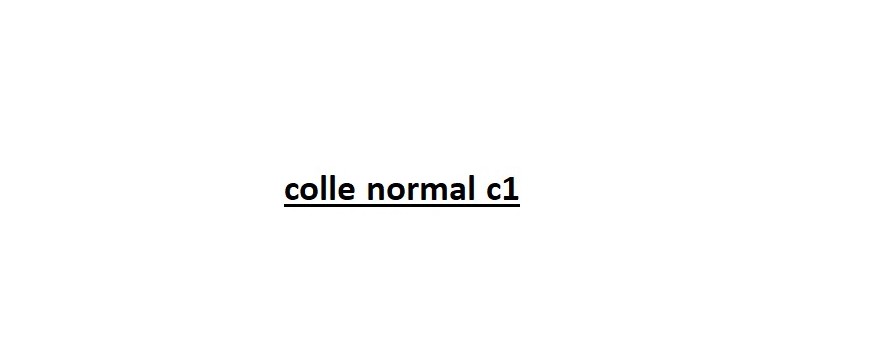 Colle normal C1