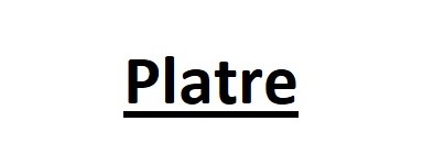 Plâtre