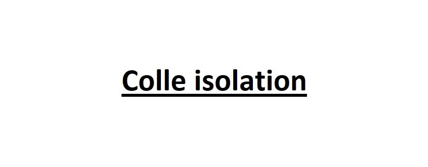 Colle isolation façades